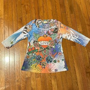 Carrie Allen 3/4 sleeve top